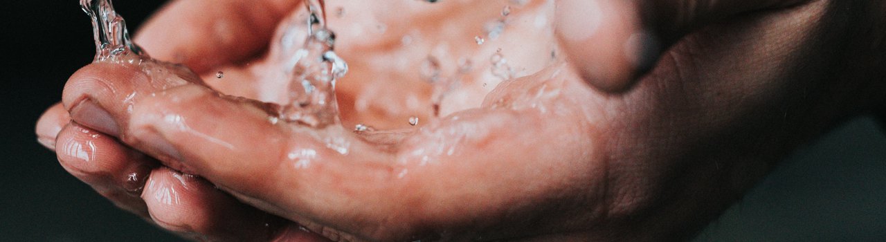 washing hands
