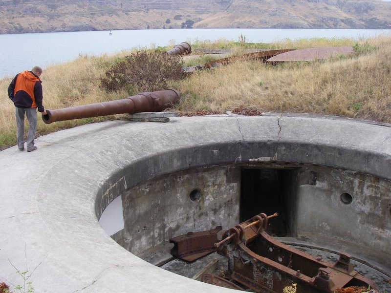 Fort Jervois guns, Ripapa Island